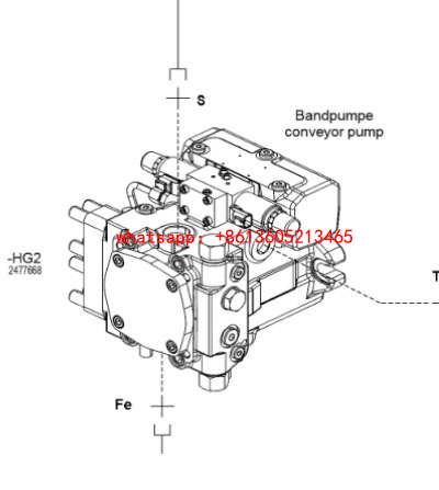 铣刨机输料带驱动液压泵2477
