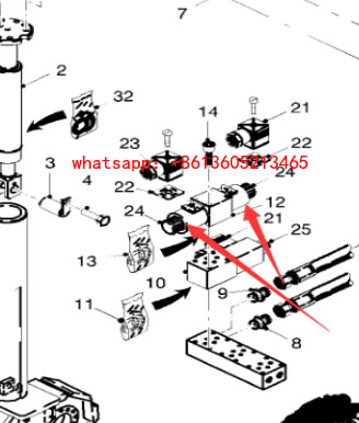 铣刨机转向电磁阀97026