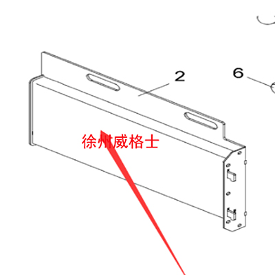 绞龙轴一米螺旋前挡板46024